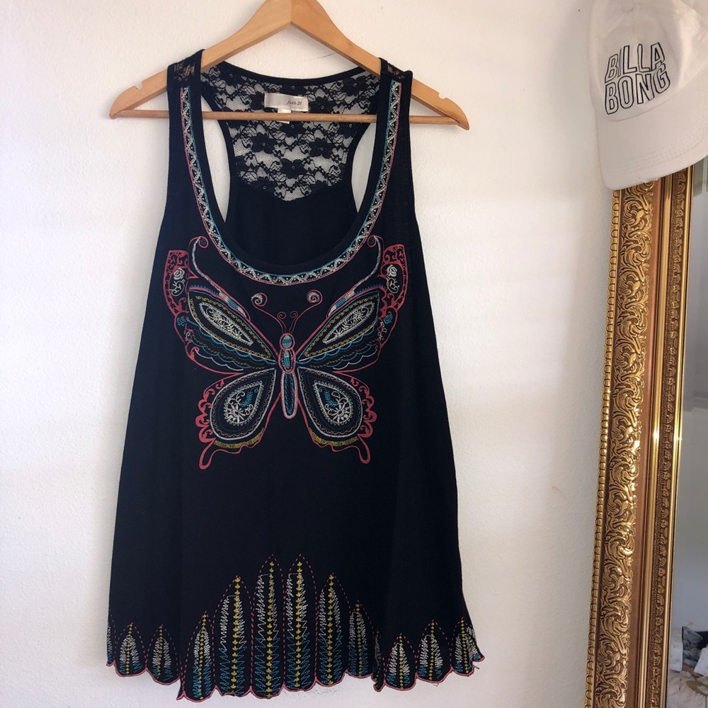 Butterfly tank top